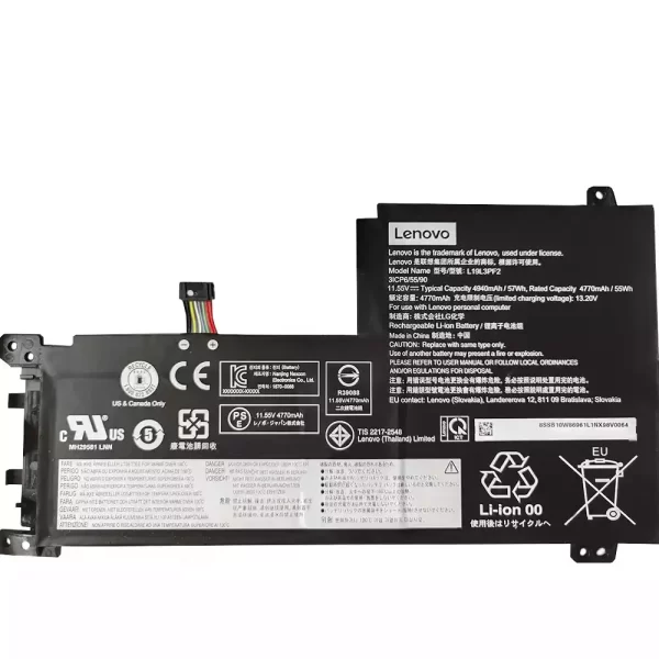 Акумулятор для ноутбука LENOVO L19L3PF2 L19M3PF6 - Зображення 2