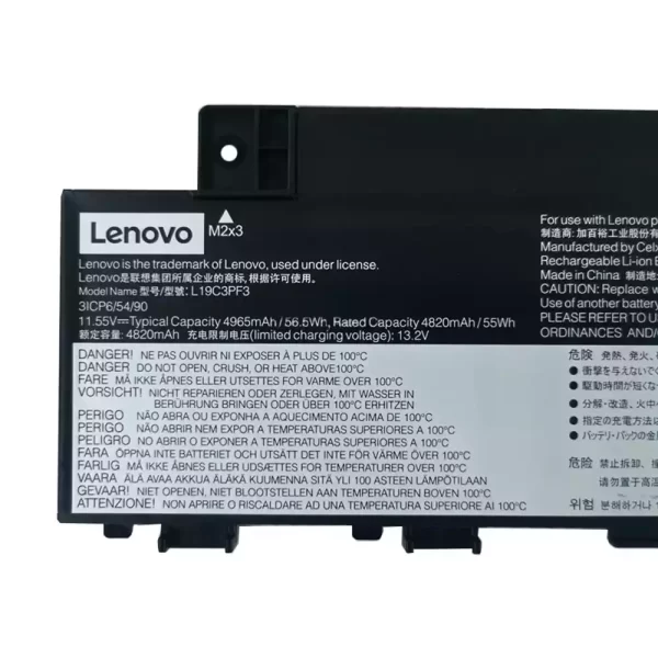 Акумулятор для ноутбука LENOVO Xiaoxin AIR 14 2020,Xiaoxin AIR-14IIL 2020,IdeaPad 5 15ARE05 - Зображення 3