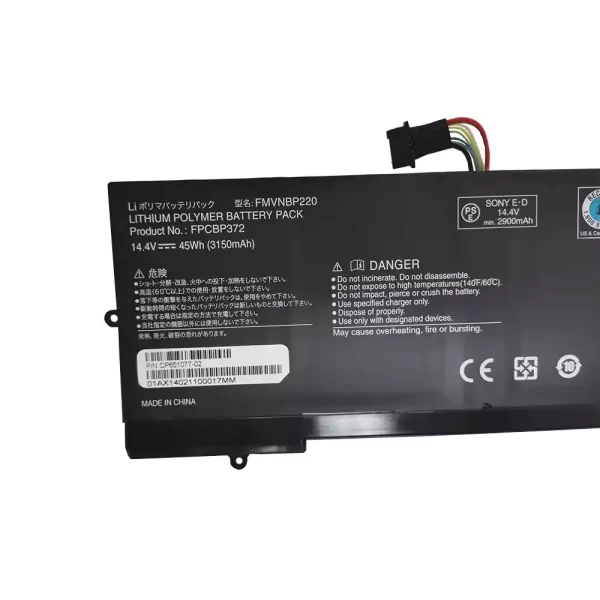 Акумулятор для ноутбука FUJITSU FMVNBP220 FPCBP372 FPB0281 - Зображення 3