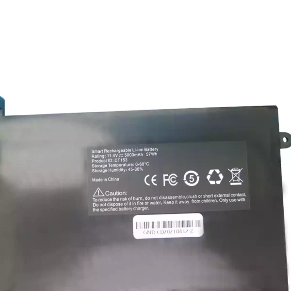 Акумулятор для ноутбука CT153,BYONE 53B BU53 CU53 Notebook 15 - Зображення 2
