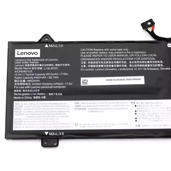 Акумулятор для ноутбука LENOVO Yoga 7-14ITL5 Yoga 7-15ITL5,C750-14ITL,Yoga 14cACN 2021 - Зображення 3