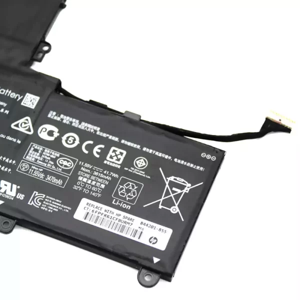 Акумулятор для ноутбука HP TPN-W117 TPN-C128 HSTNN-UB6V 844201-855 843536-541 - Зображення 4