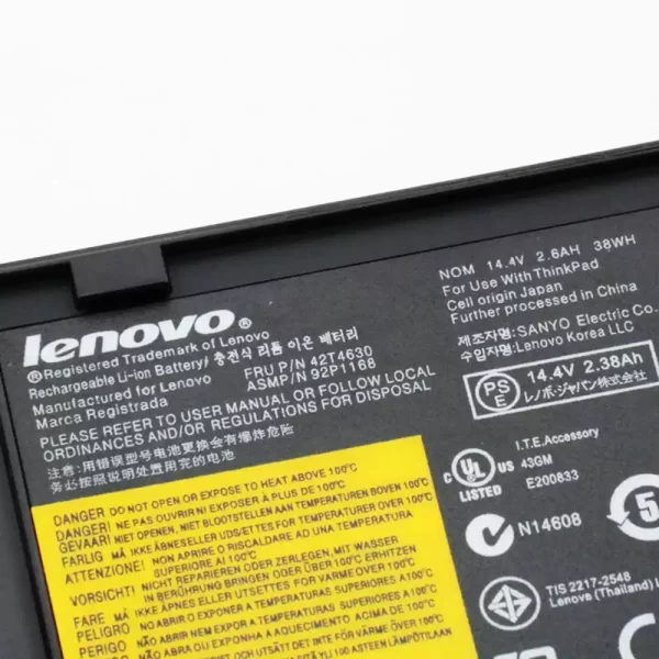 Акумулятор для ноутбука LENOVO ThinkPad X60 X61 X60S X61S - Зображення 3
