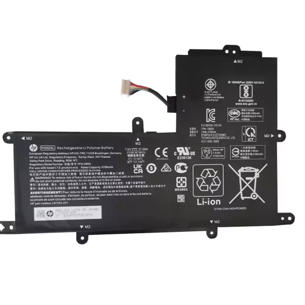 Акумулятор для ноутбука HP Chromebook 11A L97355-005 L97353-2D1 TPN-DB0A