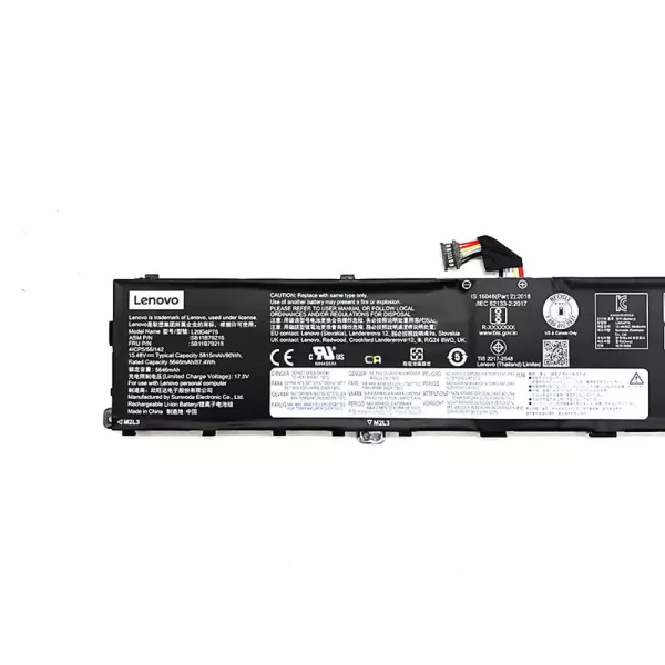 Акумулятор для ноутбука LENOVO ThinkPad P1 G4 SB11B79215 SB11B79216 5B11B79217 5B11B79218 - Зображення 3