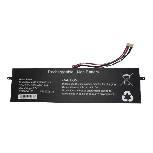 Акумулятор для ноутбука GSP3866123HV IRBIS NB244 - Зображення 2