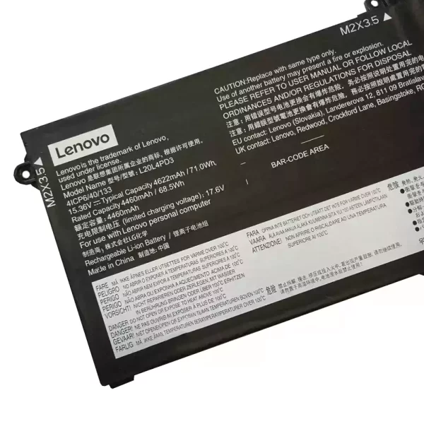 Акумулятор для ноутбука LENOVO Legion Slim 7 15 Slim 7 Gen 6,ThinkBook 16p Gen 2 R9000X 2021R - Зображення 2
