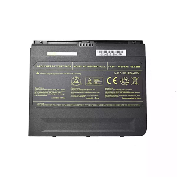 Акумулятор для ноутбука CLEVO M980BAT-4
