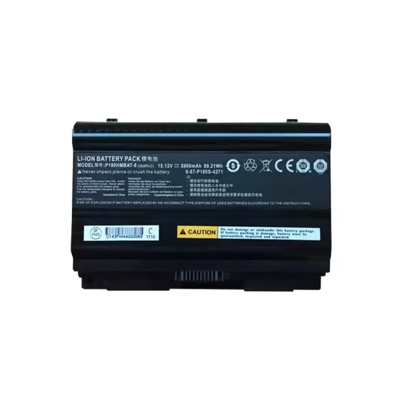 Акумулятор для ноутбука CLEVO P180HMBAT-8 6-87-P180S 6-87-P180S-4271
