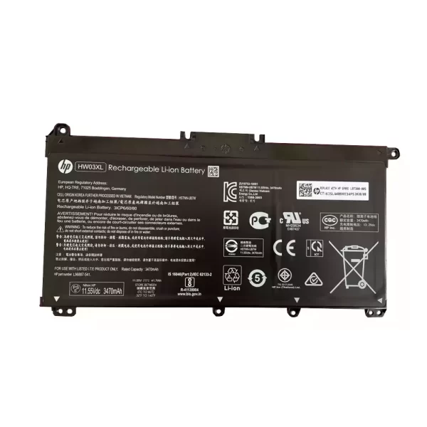 Акумулятор для ноутбука HP TPN-C131 TPN-Q188 TPN-190 TPN-191