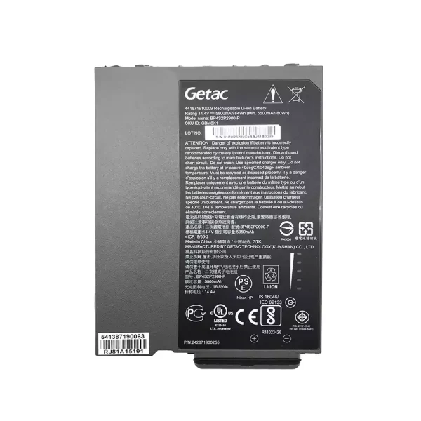Акумулятор для ноутбука GETAC BP4S2P2900-P 441871910010 RX10