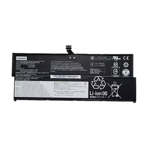 Акумулятор для ноутбука LENOVO ThinkPad X12 Detachable Gen 1, 5B10Z26480 SB10Z26484