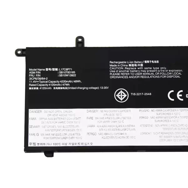 Акумулятор для ноутбука LENOVO L17C6P72 L17S6P72 - Зображення 3