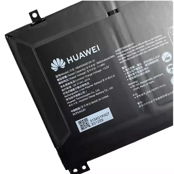 Акумулятор для ноутбука HUAWEI MateBook13,WRTB-WFH9L,WRTB-WFH9F,WRTB-WFE9L WRT-W19 WRT-W09 HN-W19L - Зображення 3