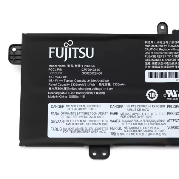 Акумулятор для ноутбука Fujitsu FPB0356 GC020028N00 CP790492-02 - Зображення 3