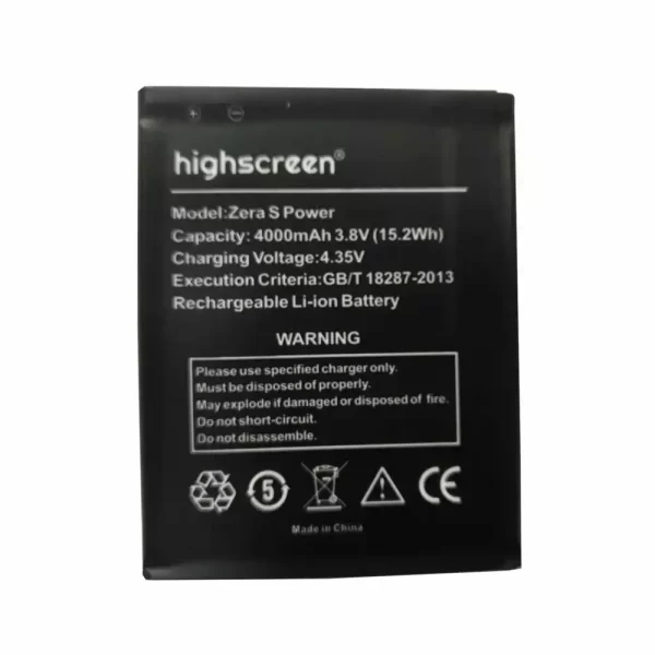 Акумулятор телефон для Highscreen Zera S Power