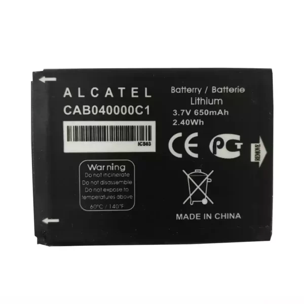Акумулятор телефон CAB04000C1 для Alcatel OT203