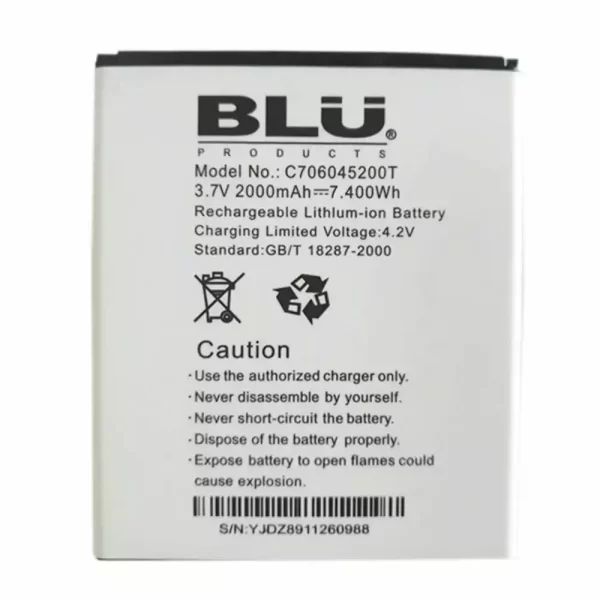 Акумулятор телефон для BLU C706045200T