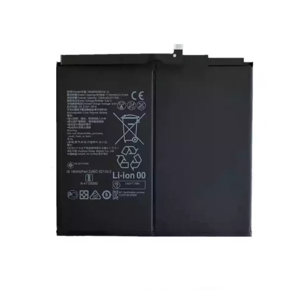 Акумулятор для планшета HUAWEI HB26D8C8ECW-12,Matepad 11 DBY-W09-AL00