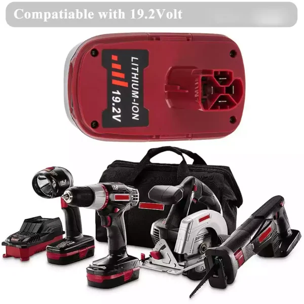 19.2V 3.0Ah Новий акумулятор для CRAFTSMAN C3 XCP 130211004 - Зображення 2