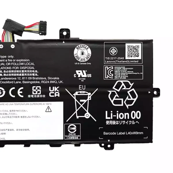 Акумулятор для ноутбука LENOVO L21B4PD0 L21C4PD0 L21M4PD0 - Зображення 4