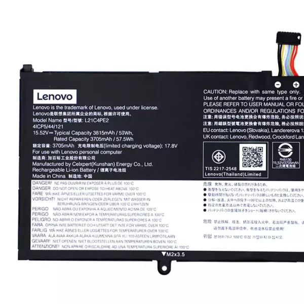 Акумулятор для ноутбука Lenovo L21C4PE2 L21M4PE2 L21D4PE1 - Зображення 2