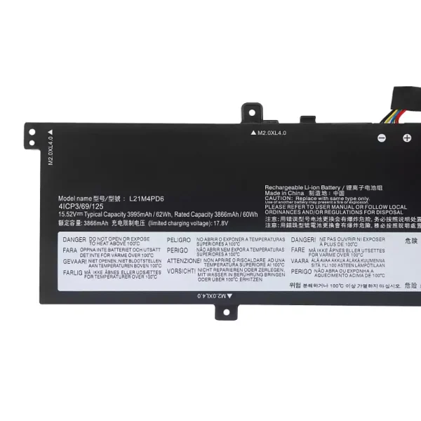 Акумулятор для ноутбука LENOVO L12M4PD6 - Зображення 3