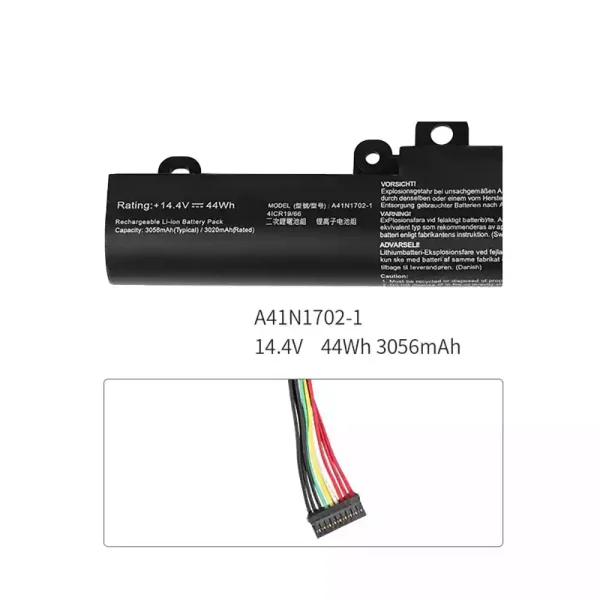 Акумулятор для ноутбука Asus A41N1702-1 - Зображення 3