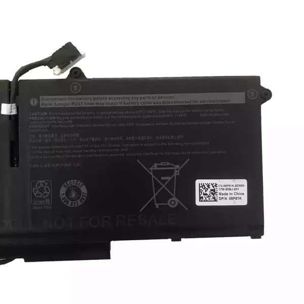 Акумулятор для ноутбука DELL FK0VR FKOVR - Зображення 4