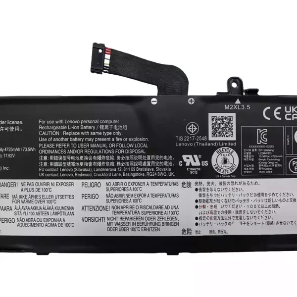 Акумулятор для ноутбука LENOVO L22M4PF3 L22X4PF3 L22B4PF3 - Зображення 3