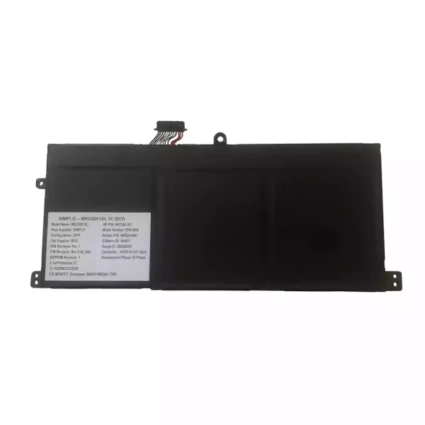 Акумулятор для ноутбука HP WE03XL TPN-IB0X N42575-005 N42388-1E1 - Зображення 2