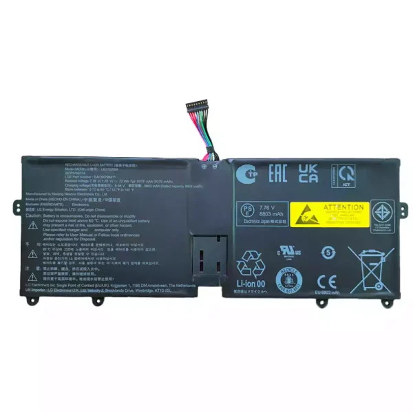 Акумулятор для ноутбука LG gram LBZ722DM