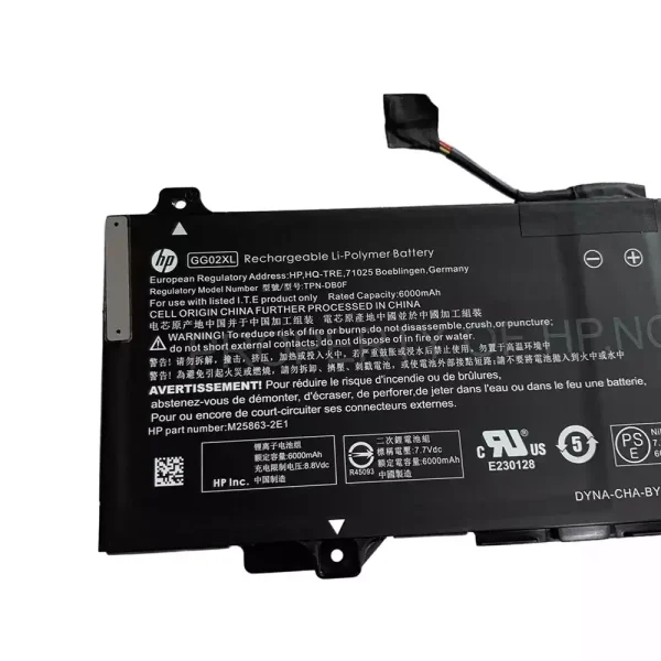 Акумулятор для ноутбука HP GG02XL - Зображення 3