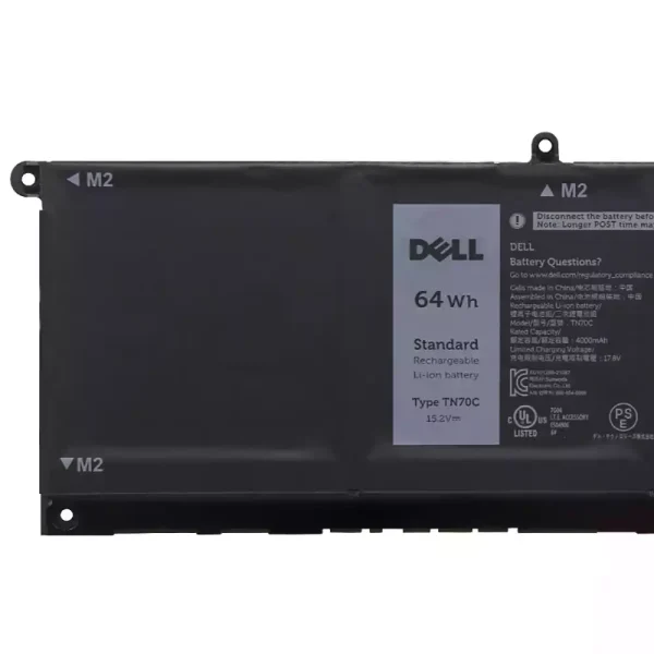 Акумулятор для ноутбука DELL TN70C - Зображення 3