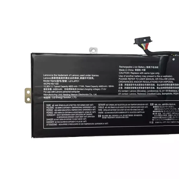 Акумулятор для ноутбука Lenovo L21M4PC4 L21L4PC1 - Зображення 3