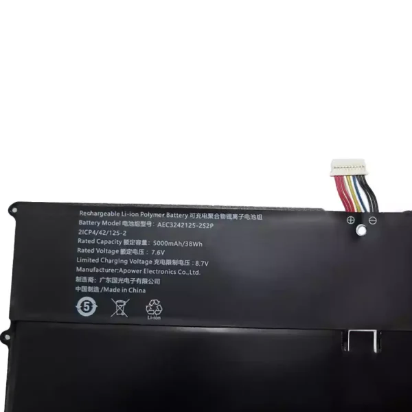 Акумулятор для ноутбука GY3242125PHV AEC3242125-2S2P - Зображення 3