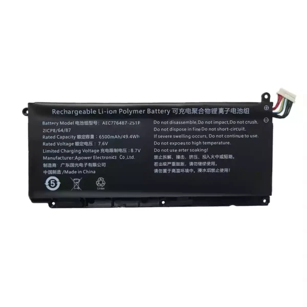 Акумулятор для ноутбука AEC776487-2S1P