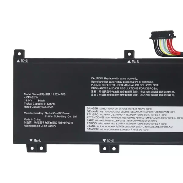 Акумулятор для ноутбука LENOVO L23M4PK5 L23B4PK5 L23X4PK5 L23C4PK5 L23D4PK5 - Зображення 3