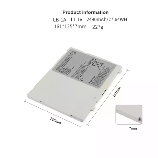 Запасний акумулятор для Canon CXDI-401C CXDI-401G CXDI-50G CXDI-501C CXDI-55G - Зображення 2