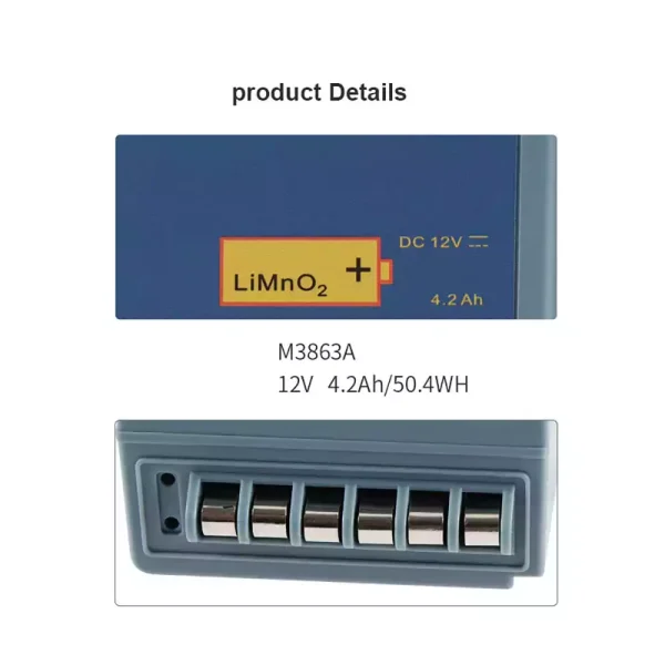 Запасний акумулятор для Philips HeartStart FR2 HeartStart FR2+ M3860A M3861A M3863A M3840A M3841A - Зображення 4
