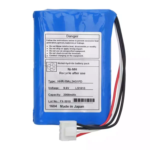 Запасний акумулятор для Fukuda FX-3010 FCP-3610 HHR-19AL24G1FD LS1610