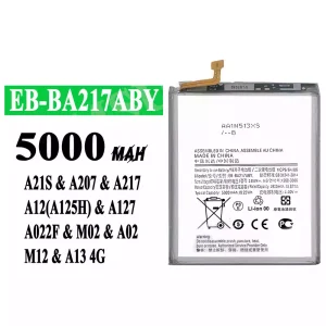 Акумулятор телефон EB-BA217ABY для Samsung A21S/A207/A217/A12(A125H)/A127/A022F/M02/A02/M12/A13 4G