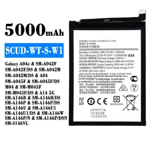 Акумулятор телефон SCUD-WT-S-W1 для Samsung Galaxy A04e/A14 5G