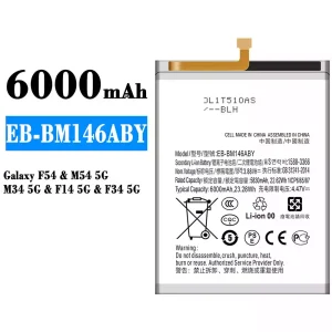 Акумулятор телефон EB-BM146ABY для Samsung Galaxy F54/M54 5G/M34 5G/F14 5G/F34 5G