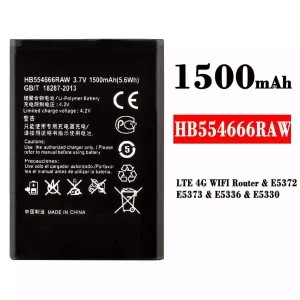 Акумулятор телефон HB554666RAW для HUAWEI LTE 4G WIFI Router / E5372 / E5373 / E5336 / E5330