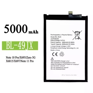 Акумулятор телефон BL-49JX для Infinix Note 10 Pro / Note 11 Pro / Zero 5G