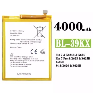 Акумулятор телефон BL-39KX для Infinix Hot 7 / Hot 7 Pro