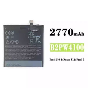 Акумулятор телефон B2PW4100 для Google Pixel 5.0 / Nexus S1 / Pixel 1