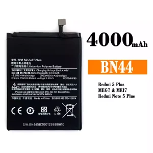 Акумулятор телефон BN44 для Xiaomi Redmi 5 Plus / Redmi Note 5 Plus