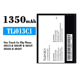 Акумулятор телефон TLi013C1 для Alcatel One Touch Go Flip Phone 4051S/4044W/4044T/4044O/4044V